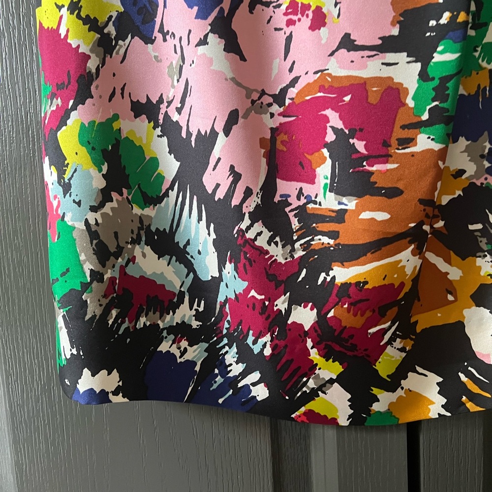 J. Crew Multicolor Abstract Top - Picture 4 of 8